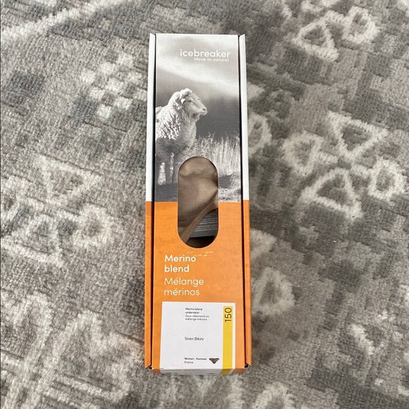 Icebreaker NEW Merino 150 Siren Bikini Underwear in Praline size Medium - Picture 3 of 3